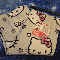 Hello Kitty Plush Throw Blanket