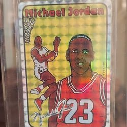 1985 Jewel Sticker Michael Jordan Rc Excellent Condition. 