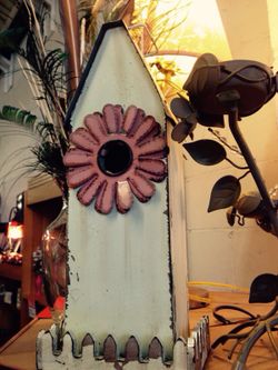 Handcrafted birdhouse