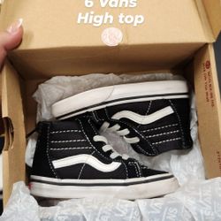 6 Toddler VANS 