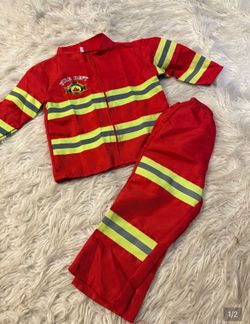 Boys firefighter costume