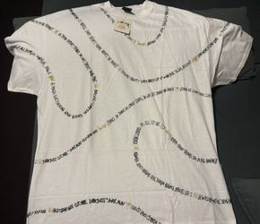 Stussy Y2K Trails of Type AOP T-Shirt Size XL