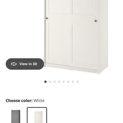 IKEA Wardrobe Closet, Great For Studios  