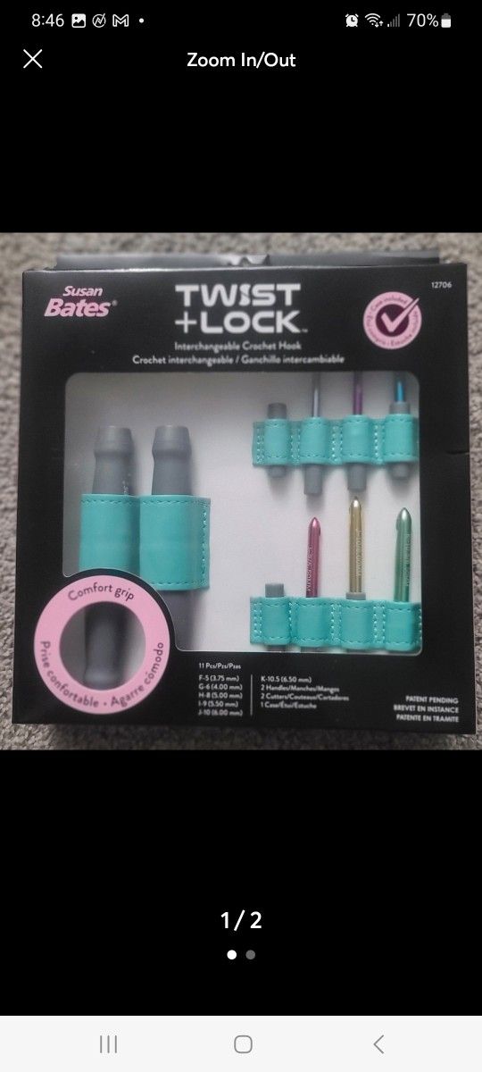 NEW TWIST + LOCK CROCHET HOOKS