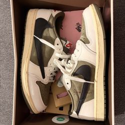 Jordan 1 Low Travis Scott Medium Olive
