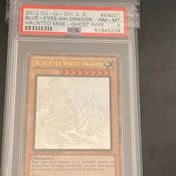Blue Eyes White Dragon Ghost Rare Haunted Mine PSA 8 for Sale in Alhambra,  CA - OfferUp