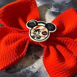New York Mets Hair Bow