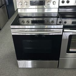Electric Stove With Air Fry Oven 