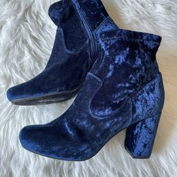 Blue Booties New Size 9