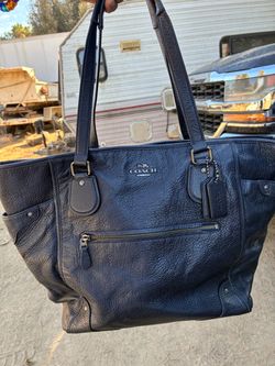 Coach Leather Tote Bag