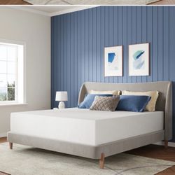 Cali King Memory Foam Mattress With Double Box Spring