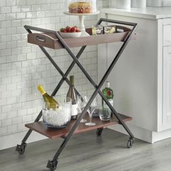 Butler Mobile Bar Cart on Wheels