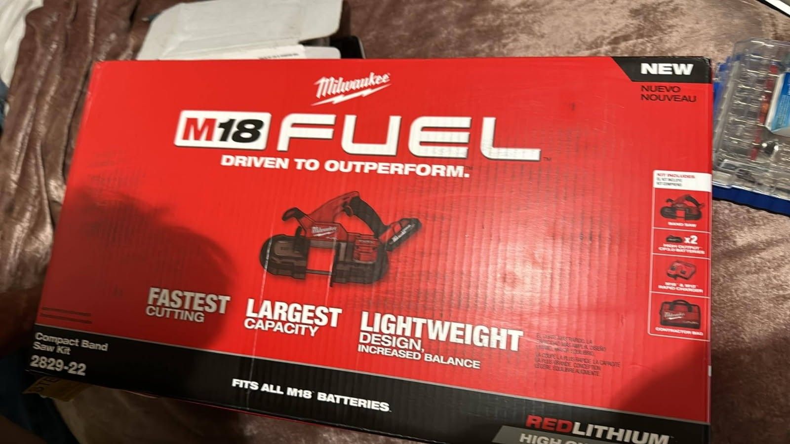 Brand New Band Saw Milwaukee Kit