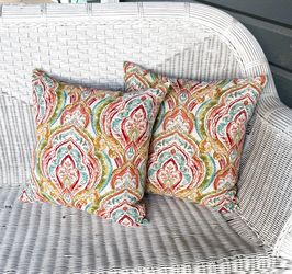 Set of Outdoor Patio Pillows