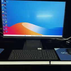 Lenovo IdeaCentre 27" All-in-One Desktop Intel Core i7-13620H 32GB RAM 1TB SSD Storage Windows 11 pro  FHD Touchscreen - With Microsoft Office suite, 