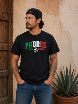 Padres Mexico colors Shaka Wear Custom T-Shirt All sizes
