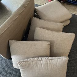 Patio Furniture Cushions Tan 