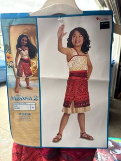 Disney Moana 2 Child Costume Size S/P 4-6X