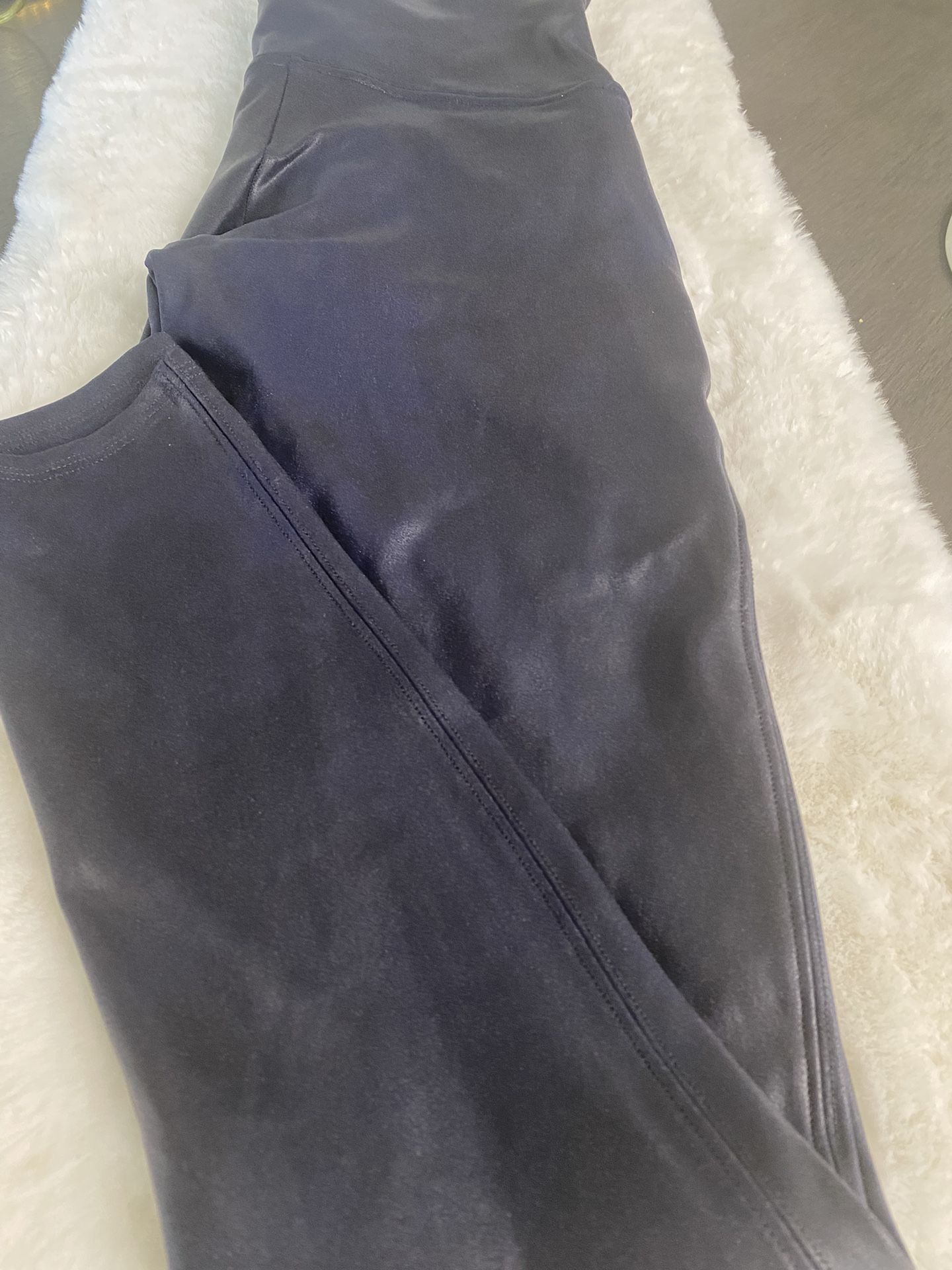 Spanx Faux Leather leggings Women's Size L