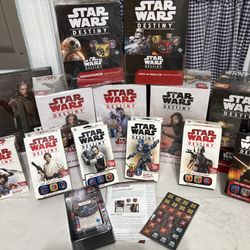 Star Wars: Destiny Huge Collection — Draft Sets + Full Booster Boxes + Dice Case 