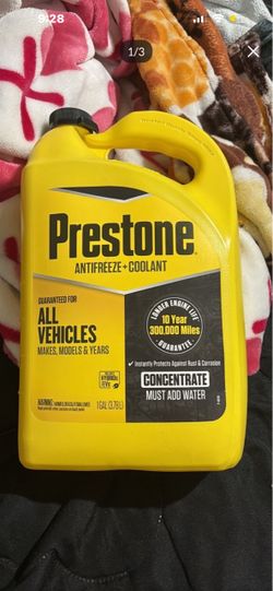 Prestone Antifreeze + Coolant 1 Gallon Concentrate