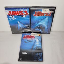 New Jaws 2, 3 & 4 DVD Widescreen Movie Set