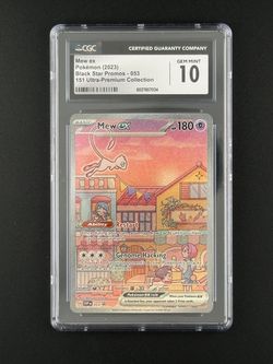 Pokemon Mew EX 151 Black Star Promo CGC Gem Mint 10