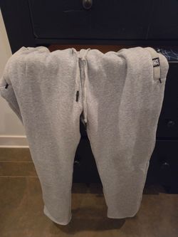 Sherpa lined sweat pants