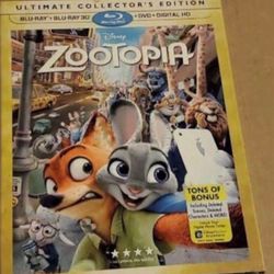 bluray disney zootopia 3d blu ray brand new