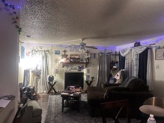 Oversized couch with phone hookup
