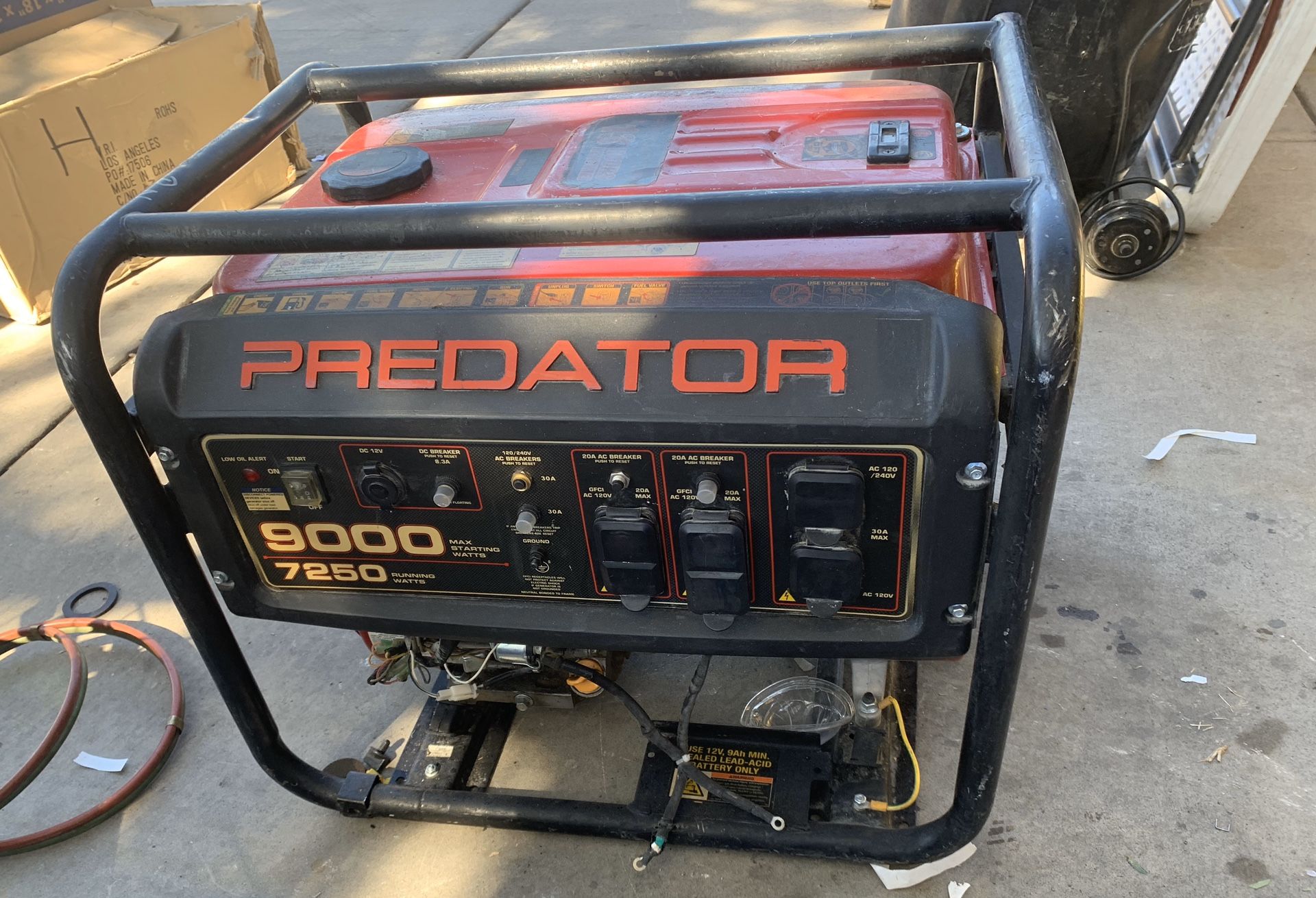 Predator 9000 Generator works great for Sale in Las Vegas, NV OfferUp