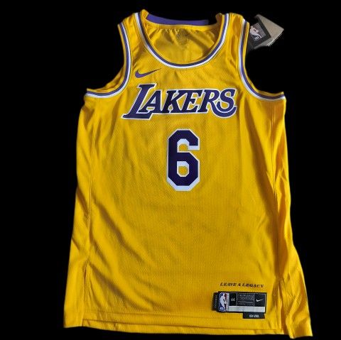 Authentic NBA LeBron James Lakers Jersey