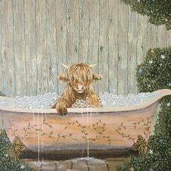 Original Artwork - Sunday Soak (18x24)