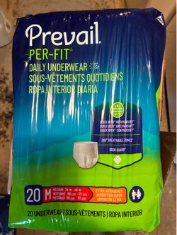 Prevail Medium Adult Diaper/Underwear