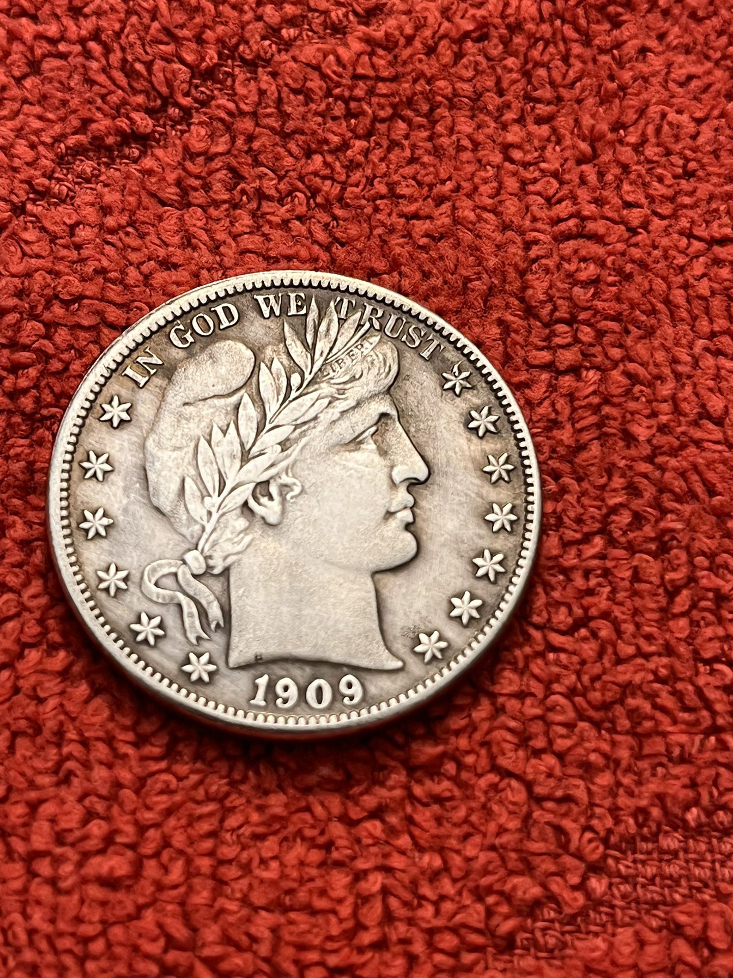 1909 O    Barber 1/2 Dollar 