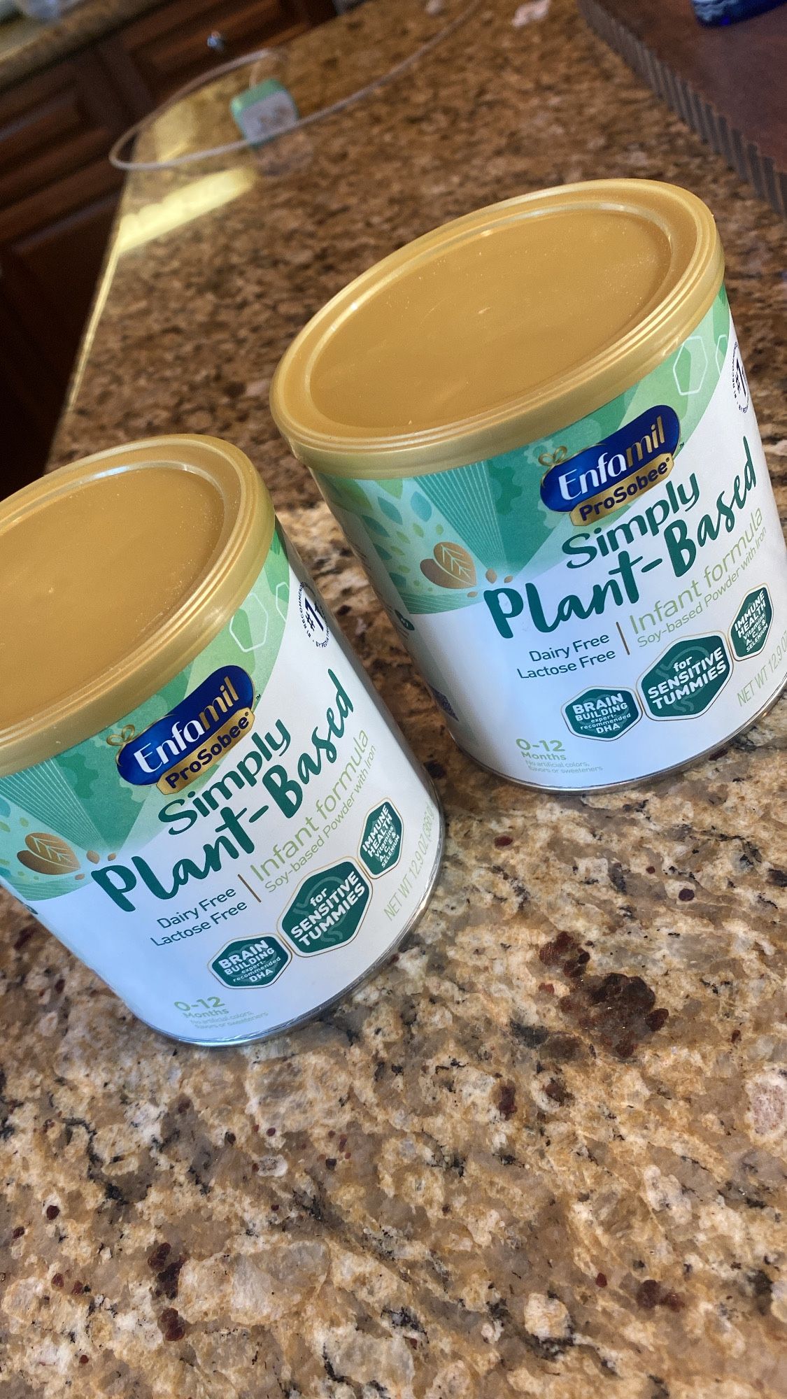 2 For $40 Sealed Enfamil Simply Plant Based