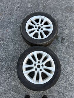 2 spare rims 17 Chevrolet 5 lugs 115 mm