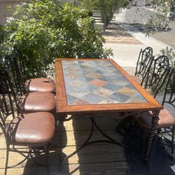Dining Table With Six Chairs