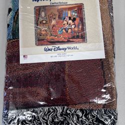 Vintage Mickey Mouse Throw (Never Opened)
