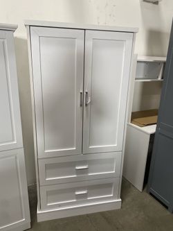New Assembled Bathroom Storage Cabinet Freestanding Storage Cabinets Multiple Storage Cupboard