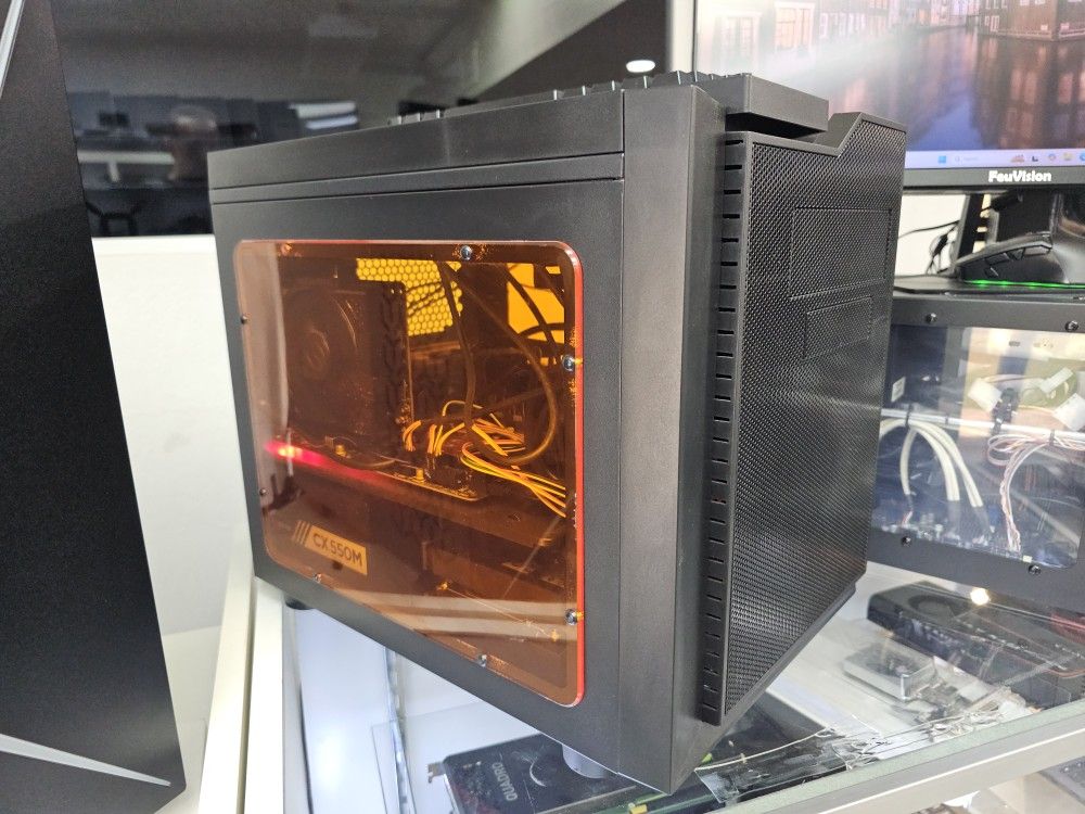 Gaming Computer PC Desktop Tower Set, Intel i5-4690K, GeForce GTX 1050, 32GB, 512GB SSD, 3TB HDD. Win 11