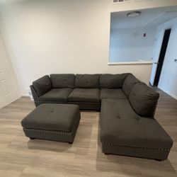 COUCH WITH OTTOMAN