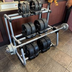 💪 Complete NuBells Dumbbell Set + Barbell + Rack – $200 (San Diego)