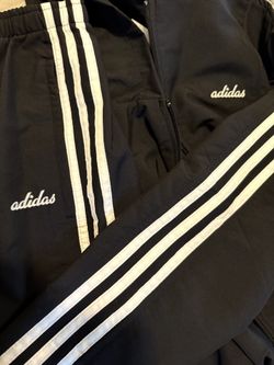 Adidas 3 Three Stripe  Pant Jacket Set Large