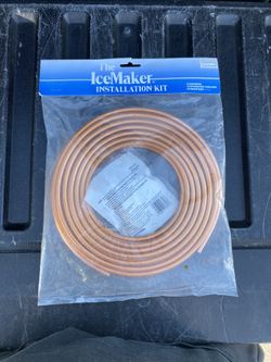 Everbilt 1/4 in. COMP x 1/4 in. COMP x 25ft. Copper Ice Maker Installation Kit