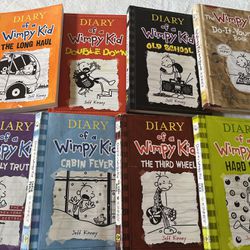 Diary Of A Wimpy Kid - Eight Books
