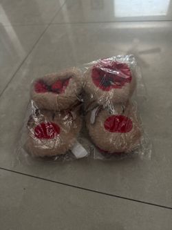 Baby reindeer booties