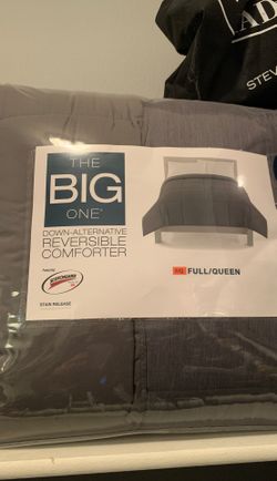 Brand new gray down comforter