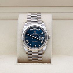 Day Date Blue Dial