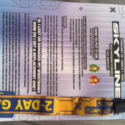 2-Day Skyline GA Ticket 